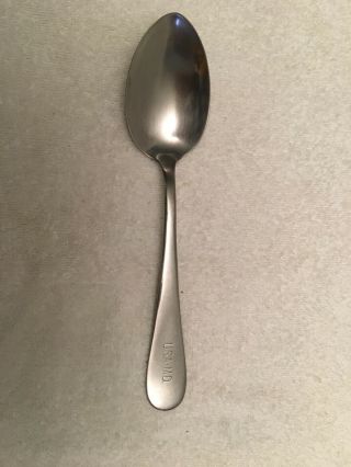 Vintage Wwii Era U.  S.  A.  - M.  D.  Modernaire Army Medical Serving Mess Spoon 8 1/4 "