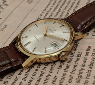 Omega Geneve 1970 Cal.  613 Mechanical Vintage Watch Gold (seamaster)