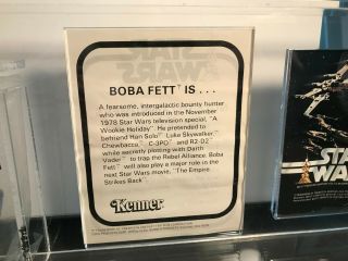 Vintage 1979 Kenner Star Wars Boba Fett Mailer,  Mail Away Set AFA 85 (85,  85,  85) 3
