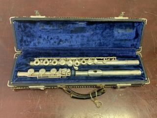 Vintage Gemeinhardt M3s Solid Silver Open Hole Flute