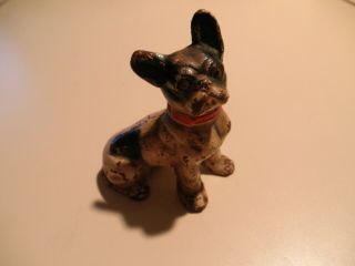 Vintage Antique Cast Iron French Bulldog