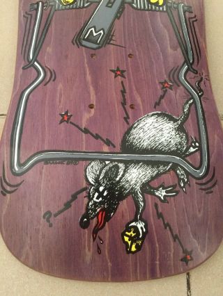 Vintage OG Skateboard B.  B.  C.  Mouse Trap.  Zorlac Alva Powell Peralta Santa Cruz 4