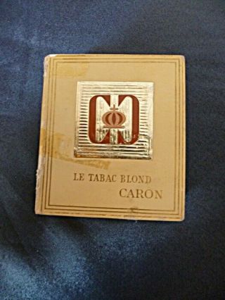 OLD VINTAGE FRENCH CARON TABAC BLOND EXTRAIT,  - 85 CONTENT BOTTLE BOXED 2