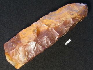 5000y.  O: Great Ax Axe 180mms Danish Stone Age Neolithic Flint Funnel Beaker Cult