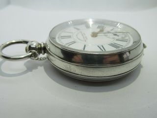 1890/1907 J.  G.  Graves pocket watch solid silver and 10