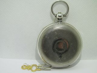 1890/1907 J.  G.  Graves pocket watch solid silver and 2