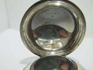 1890/1907 J.  G.  Graves pocket watch solid silver and 4