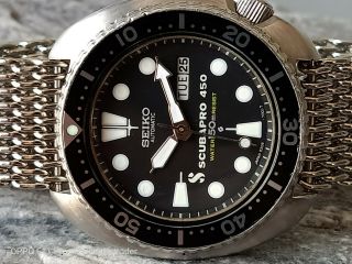 Scuba Pro Mod Vintage Seiko Diver 6309 - 7040 Turtle Automatic Men 