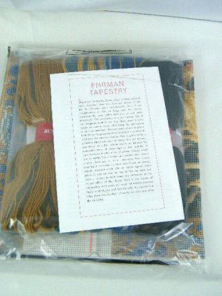 Ehrman Black Medieval Lion Needlepoint Kit VTG 1993 Candice Bahouth 4