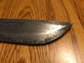 Cattaraugus 225Q WW2 Fighting Knife With Leather Sheath 8