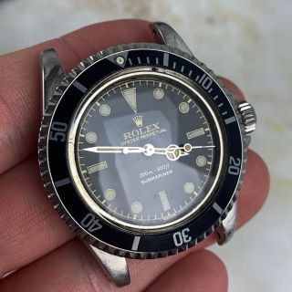 Vintage Rolex Submariner Dive Wristwatch Ref.  5513 RARE GILT SILVER EXCLAMATION 4