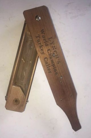 VINTAGE - BIRMINGHAM ALABAMA LYNCH WORLD CHAMPION BOX TURKEY CALL 4