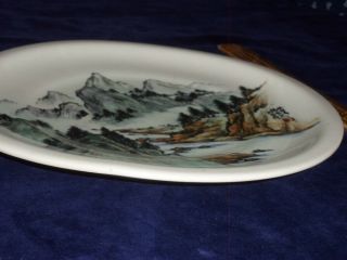 Antique Japanese Porcelain Hand Painted Plate - Signed By Artist - 10 inches 4