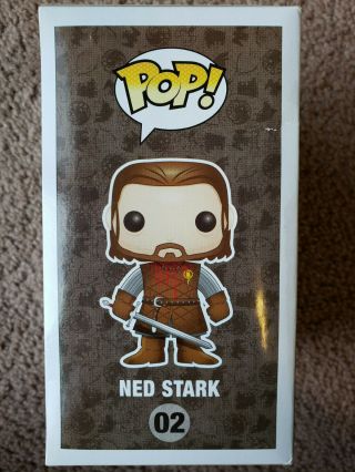 Funko Pop 2 Ned Stark Headless Bloody 2013 SDCC 1008 Piece Rare Game of Thrones 4