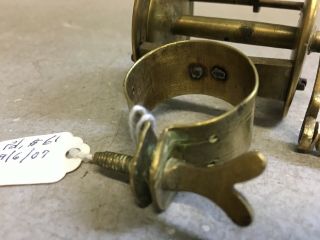 Early Haywood of Birmingham Brass Clamp Foot Multiplier Pin Stop Fishing Reel 6