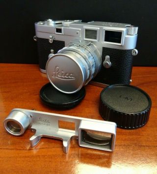 Leica M3 Rangefinder Camera And 50mm Summicron F2 Lens - Vintage,