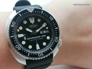 Seiko 6306 - 7001 Scuba Pro 450 (a.  K.  A.  Turtle) Vintage Diver Watch For Men,  Good