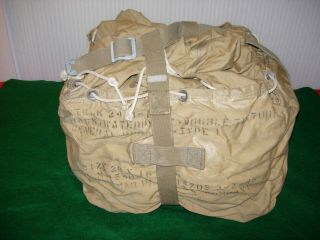 Ww Ii - Nos - U.  S.  - Canvas - Waterproof Bag - Dated 1945 - Size 20 " X 16 " X 16 " - Gen Purpose