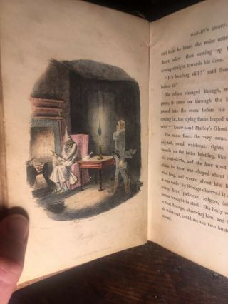 CHARLES DICKENS - A CHRISTMAS CAROL - FIRST EDITION - 1843 - VERY RARE - CLOTH 5