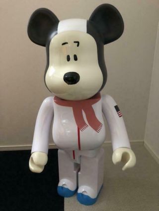 Rare Bearbrick 1000 Astronauts Snoopy Peanuts Be@rbrick Medicom Toy 2015