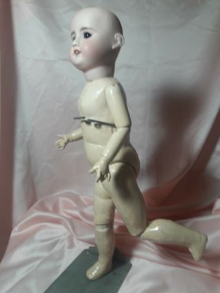 Adorable Antique French Doll,  SFBJ 60 PARIS Bebe Jumeau 19” orig.  French Body 12