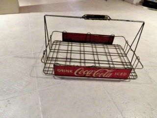 Vintage Rare 1940 / 1950 Metal Iced Coca Cola Baseball Stadium Sandwich Tray