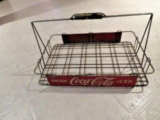 VINTAGE RARE 1940 / 1950 METAL ICED COCA COLA BASEBALL STADIUM SANDWICH TRAY 2