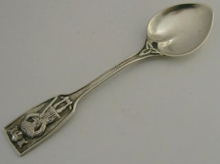 Scottish Solid Silver Alexander Ritchie Caddy Spoon 1922 Antique