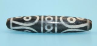 76 16mm Antique Dzi Agate old 19 eyes Bead from Tibet 2