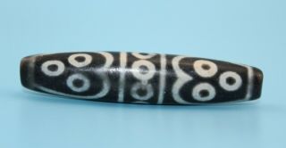 76 16mm Antique Dzi Agate old 19 eyes Bead from Tibet 5