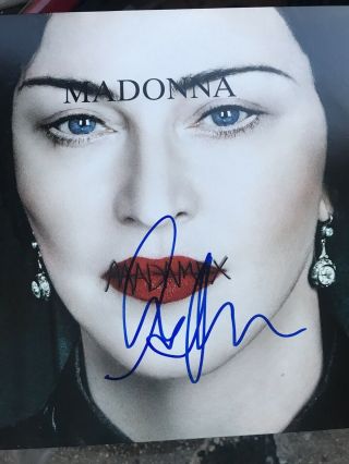 Madonna Madame X Signed Vinyl Not Cd Very Rare With Proof Of Autograph