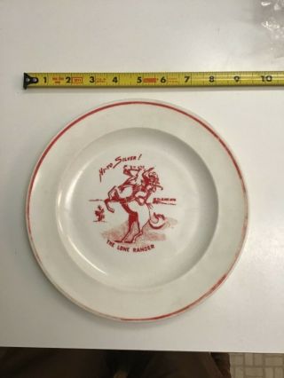 1938 Hi - Yo Silver — The Lone Ranger China Souvenir Plate