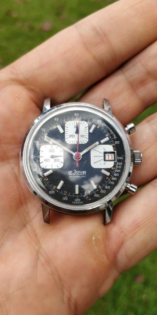 Le Jour Chronograph Valjoux 7765 Vintage Made In France
