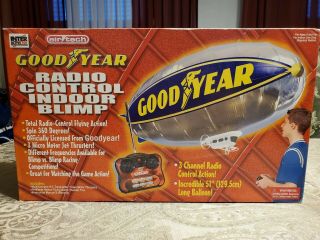 Very Rare Vintage Goodyear Radio Controlled Indoor Blimp By Airtech