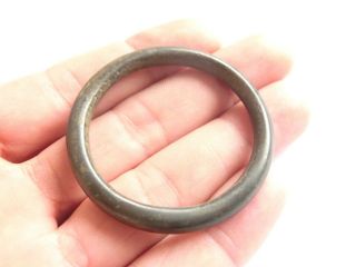 Extremely Rare La Tene Culture Huge Ancient Celtic Billon Ring - Proto Money