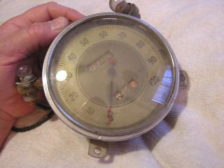 Vintage Antique Speedometer Convex Needle Hot Rod Rat Ford 2
