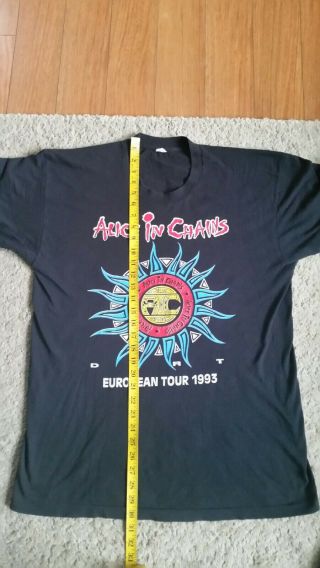 Vintage 90s Alice In Chains Tshirt Dirt Concert Tour Shirt Aic Nirvana