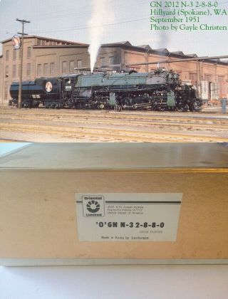 Rare Brass Import Locomotive Samhongasa Great Northern N - 3 2 - 2 - Rail O Scale 2r