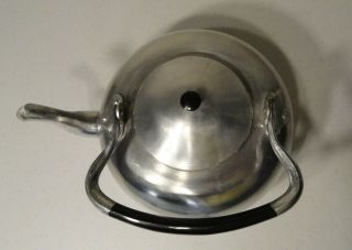 Vintage Knobler Aluminum Tea Kettle Hong Kong British Colony with Handle & Cover 8