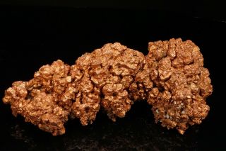 Extraordinary Rare Large Copper Crystal Cluster With Molybdenite Ogonja,  Namibia