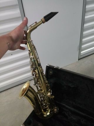 Vintage Yamaha YAS - 23 Alto Saxophone w/ Hard Case Made in Japan & mouthpiece 12