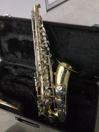 Vintage Yamaha YAS - 23 Alto Saxophone w/ Hard Case Made in Japan & mouthpiece 9
