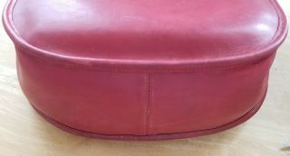 Vintage Coach NYC Bonnie Cashin Red Leather Shoulder Handbag 9734 5