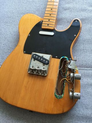 1968 Fender Telecaster Maple Cap Neck Rare Blue Flower Finish