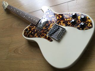Fender Telecaster 1972 Custom Reissue Vintage White W/ Matching H/s Mij Japan