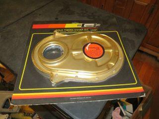 Vintage Nos Mr Gasket Gold Anodized Big Block Chevy Timing Cover 396 427 454