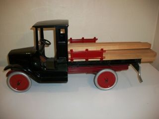 Vintage Buddy L No.  203a Lumber Truck With Lumber Load