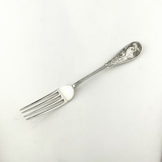 Tiffany & Co Japanese Pattern Sterling Silver Large Dinner Fork 8 1/4 " 1