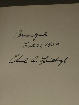 Rare Signed Charles A.  Lindbergh The Culture Of Organs 1st Edition Make Offer