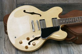 MINTY 1999 Gibson ES - 335 Dot Reissue Vintage Natural Figured Maple,  OHSC 2